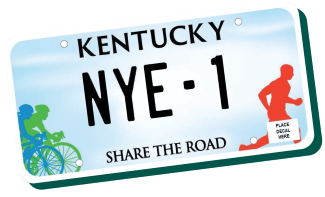 The Paula Nye Memorial Education Grants license plate available to communities all across Kentucky.