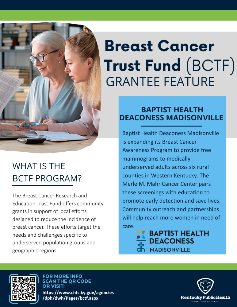 medium size thumbnail image of a flyer linked to a one-page flyer spotlighting information about Deaconess Health Madisonville